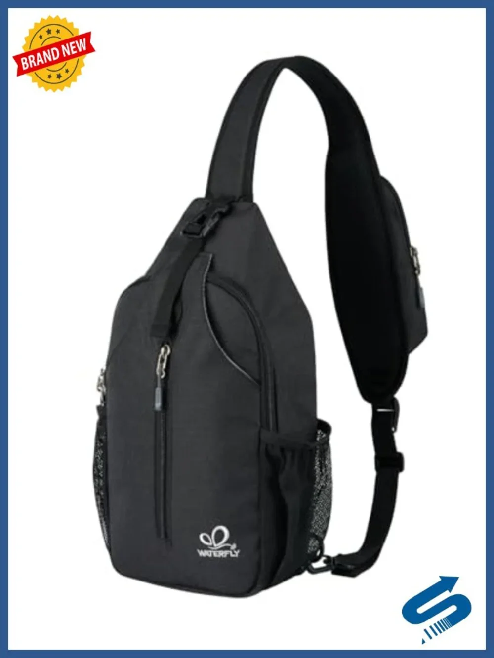 RFID Sling Backpack Crossbody Travel Hiking Daypack Water-resistant Adjustable